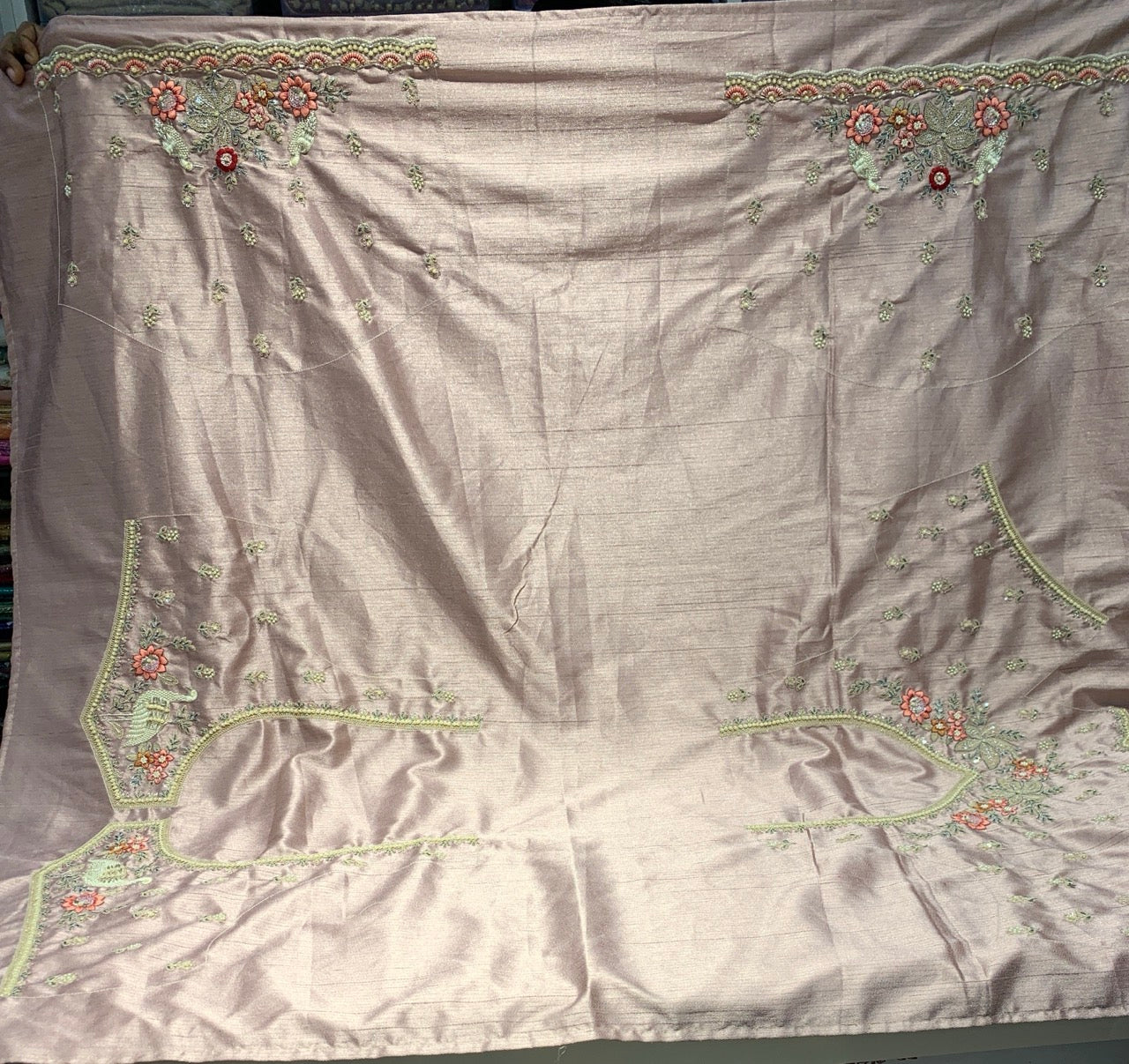 Tissue Silk x Hand Embroidery