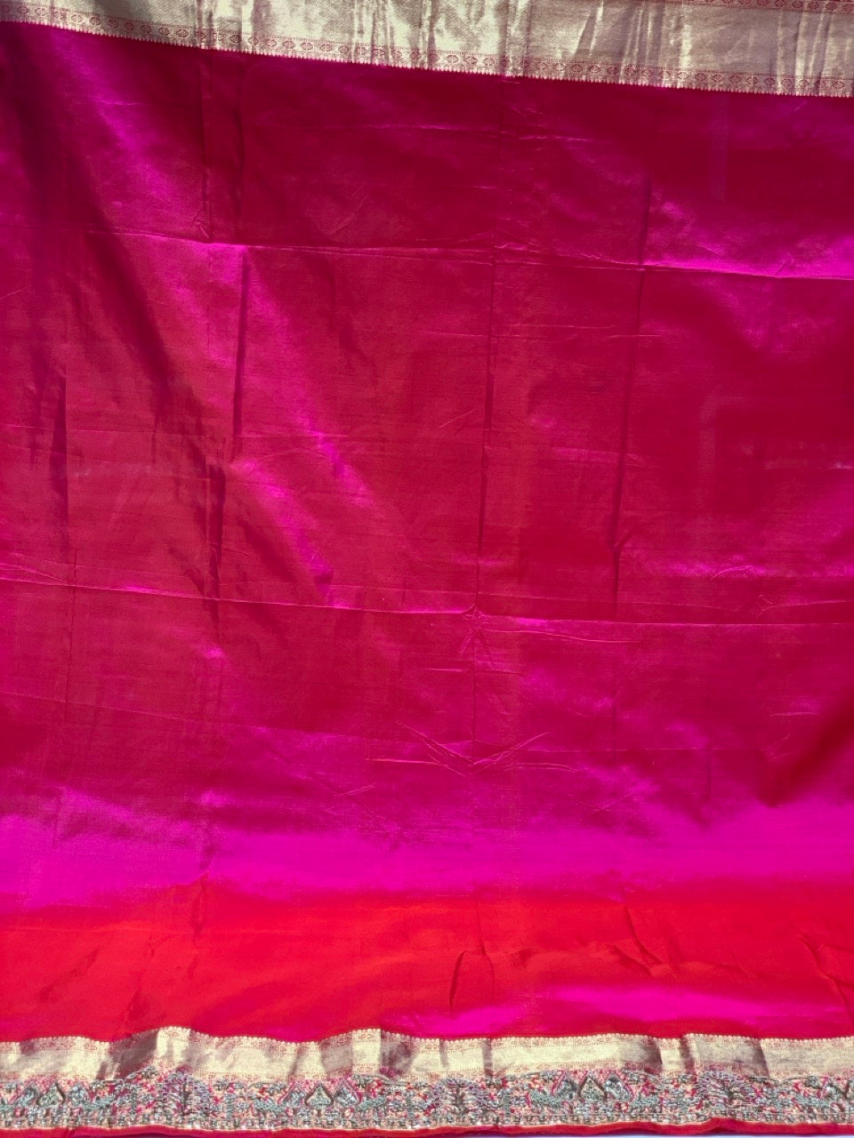 Pink Pure Kanjivaram x Hand Embroidery