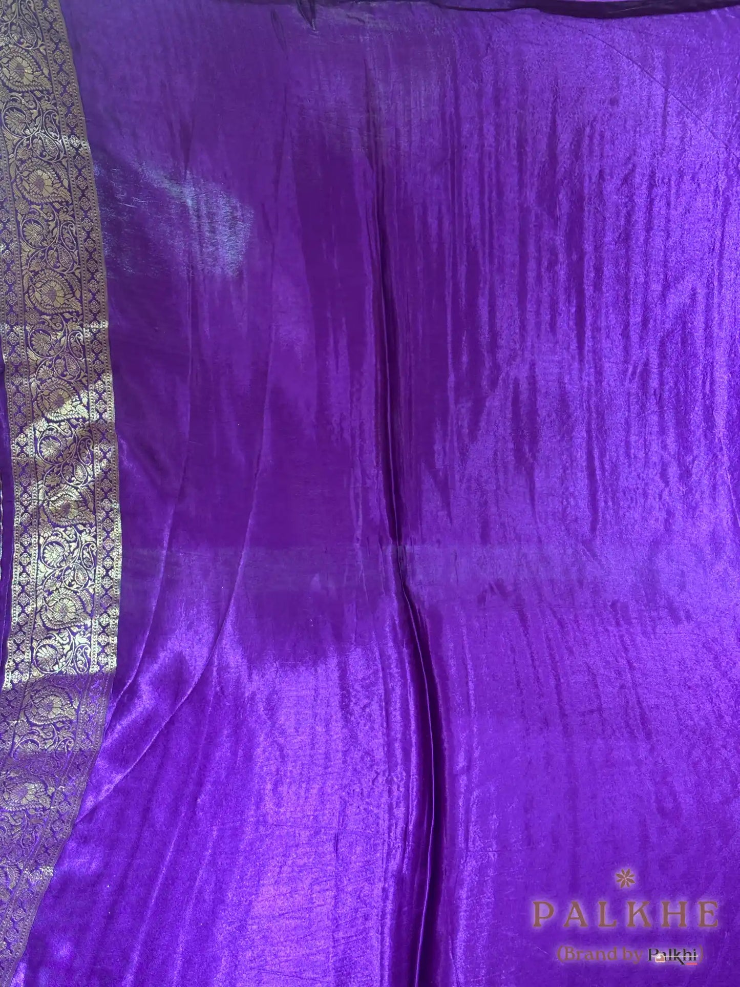 Purple Banarasi Rangkat in Silk