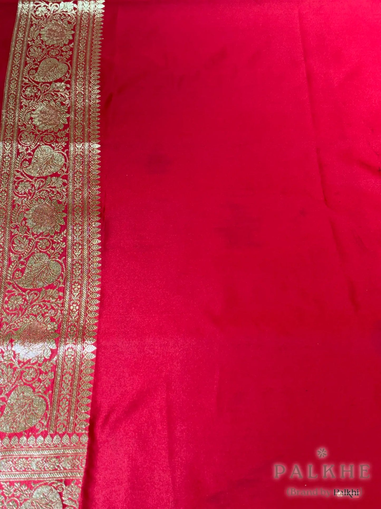 Red Banarasi Buttas in Pure Silk