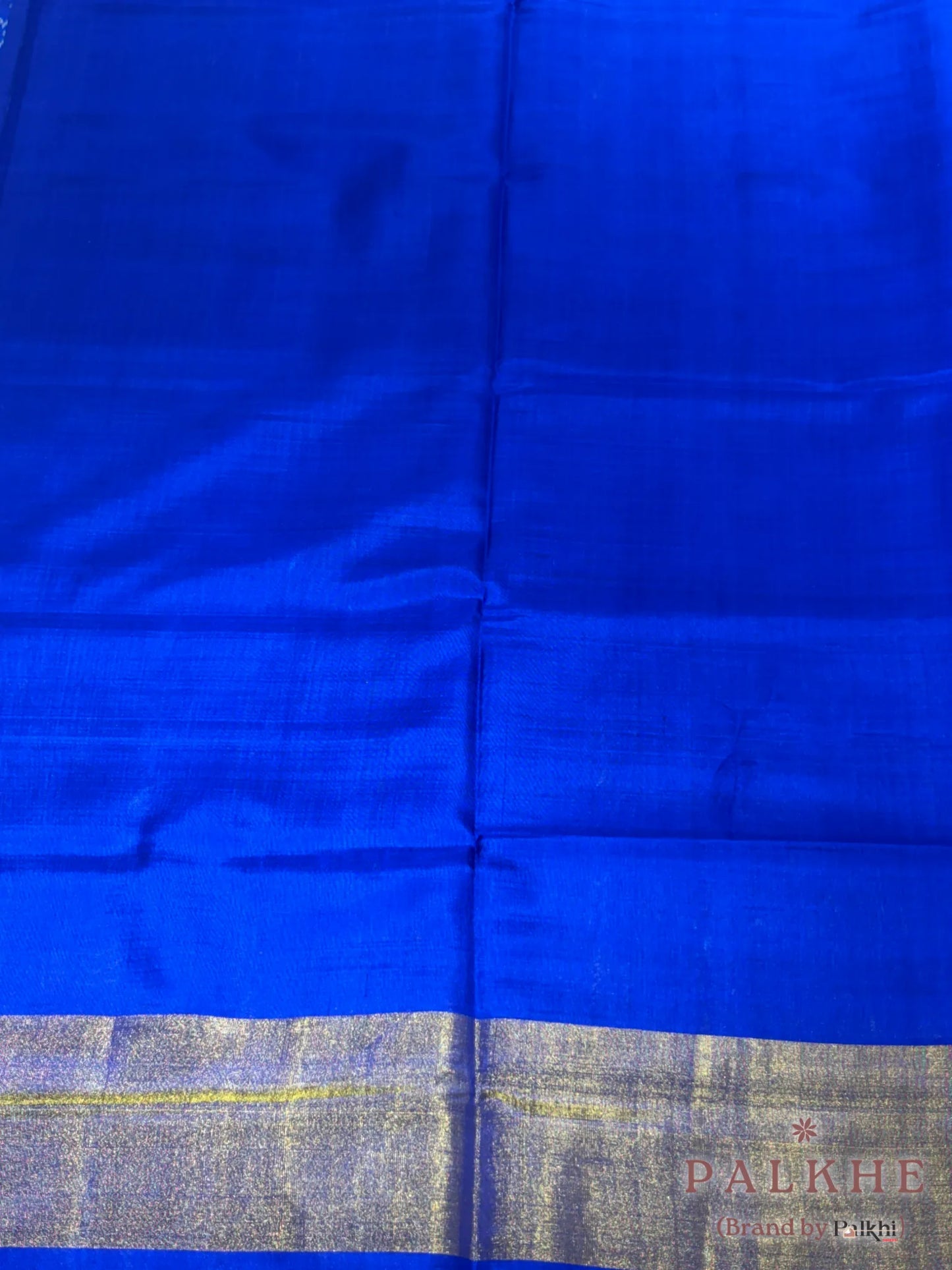 Royal Blue Patola in Semi Silk