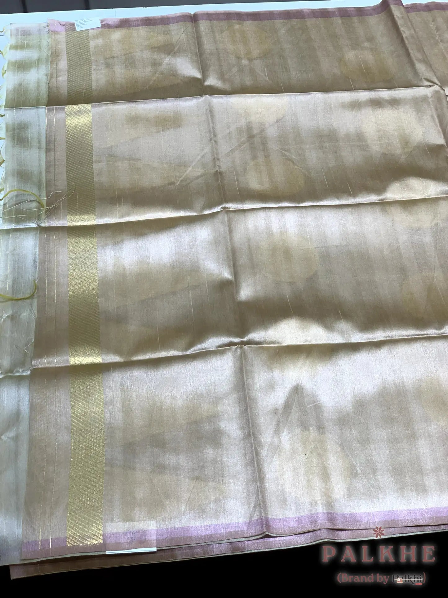 Baby Pink Tussar Silk