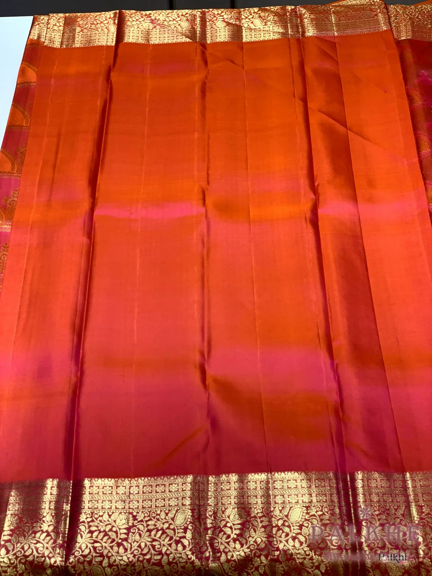 Multicolor Kanjivaram Brocade in Pure Silk