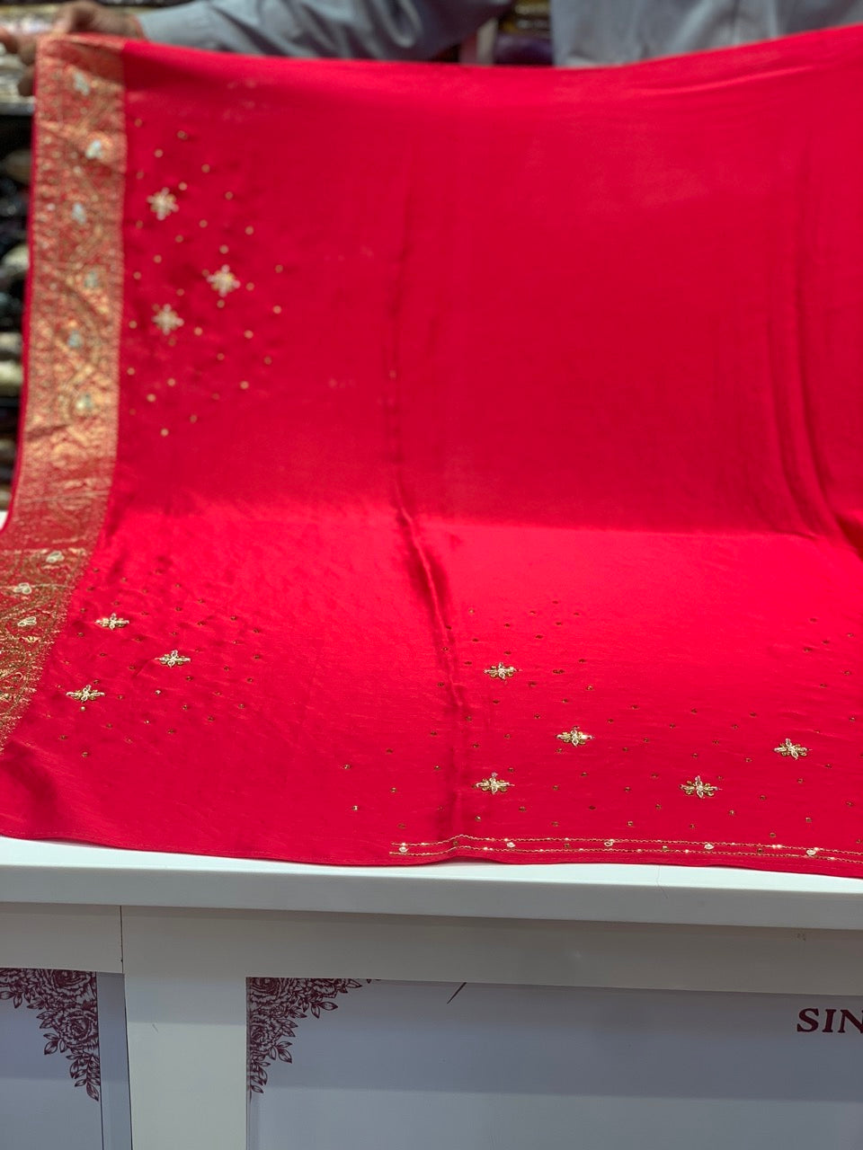 BANARASI RANGKAT PATOLA SKIRT DESIGN X ZARDOZI (RANI)