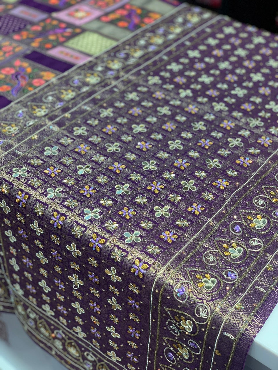 BANARASI RANGKAT PEACOCK DESIGN X ZARDOZI
