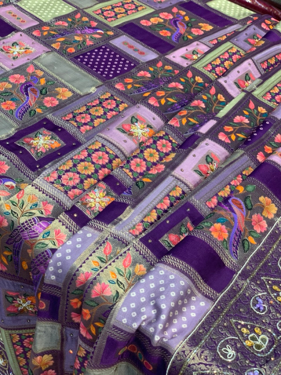 BANARASI RANGKAT PEACOCK DESIGN X ZARDOZI