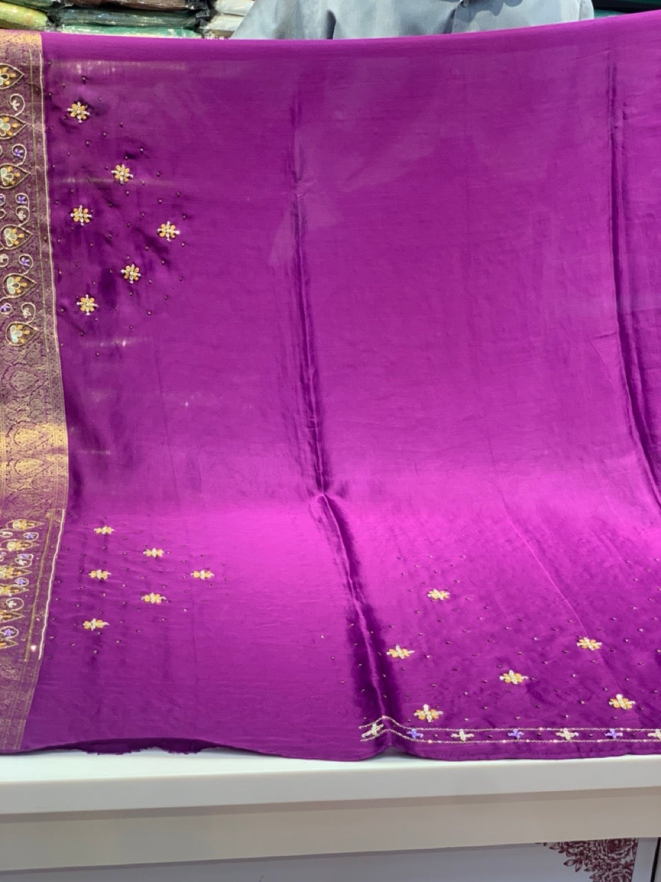 BANARASI RANGKAT PEACOCK DESIGN X ZARDOZI