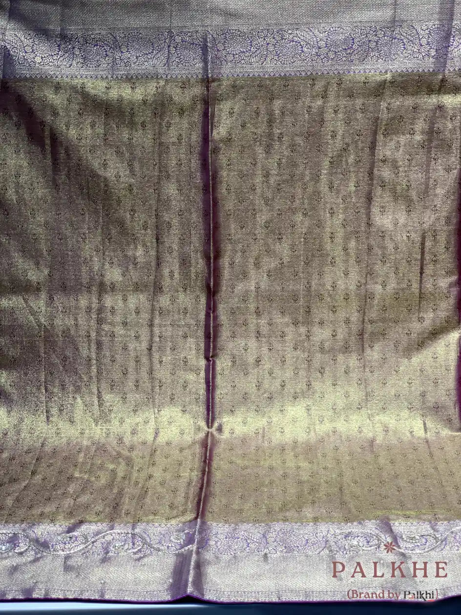 Purple Buttis Kanjivaram x Hand Embroidery