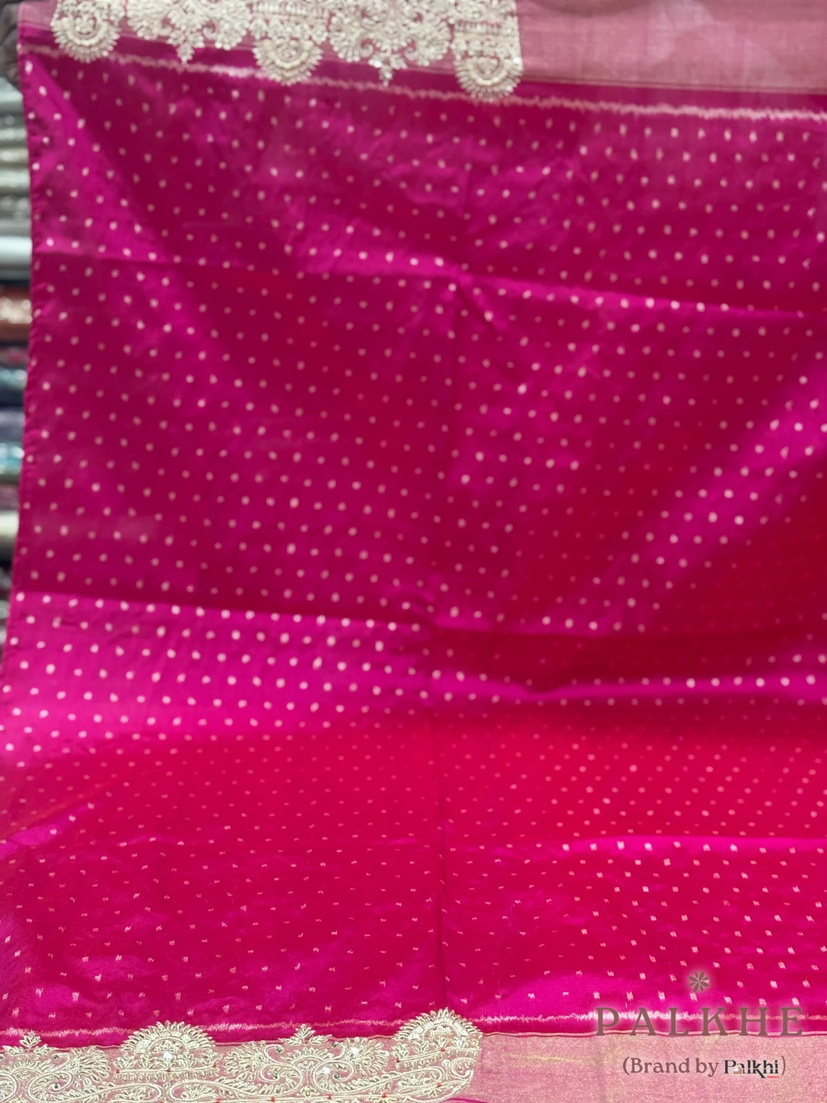 Rani Pink Patola x Hand Embroidery (CS05)