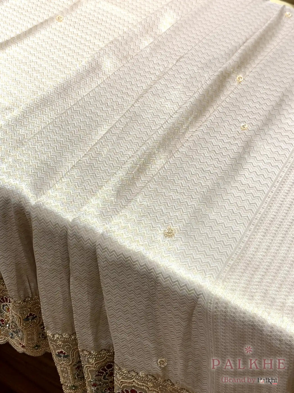 Champagne Zigzag Fancy x Hand Embroidery (CU08)