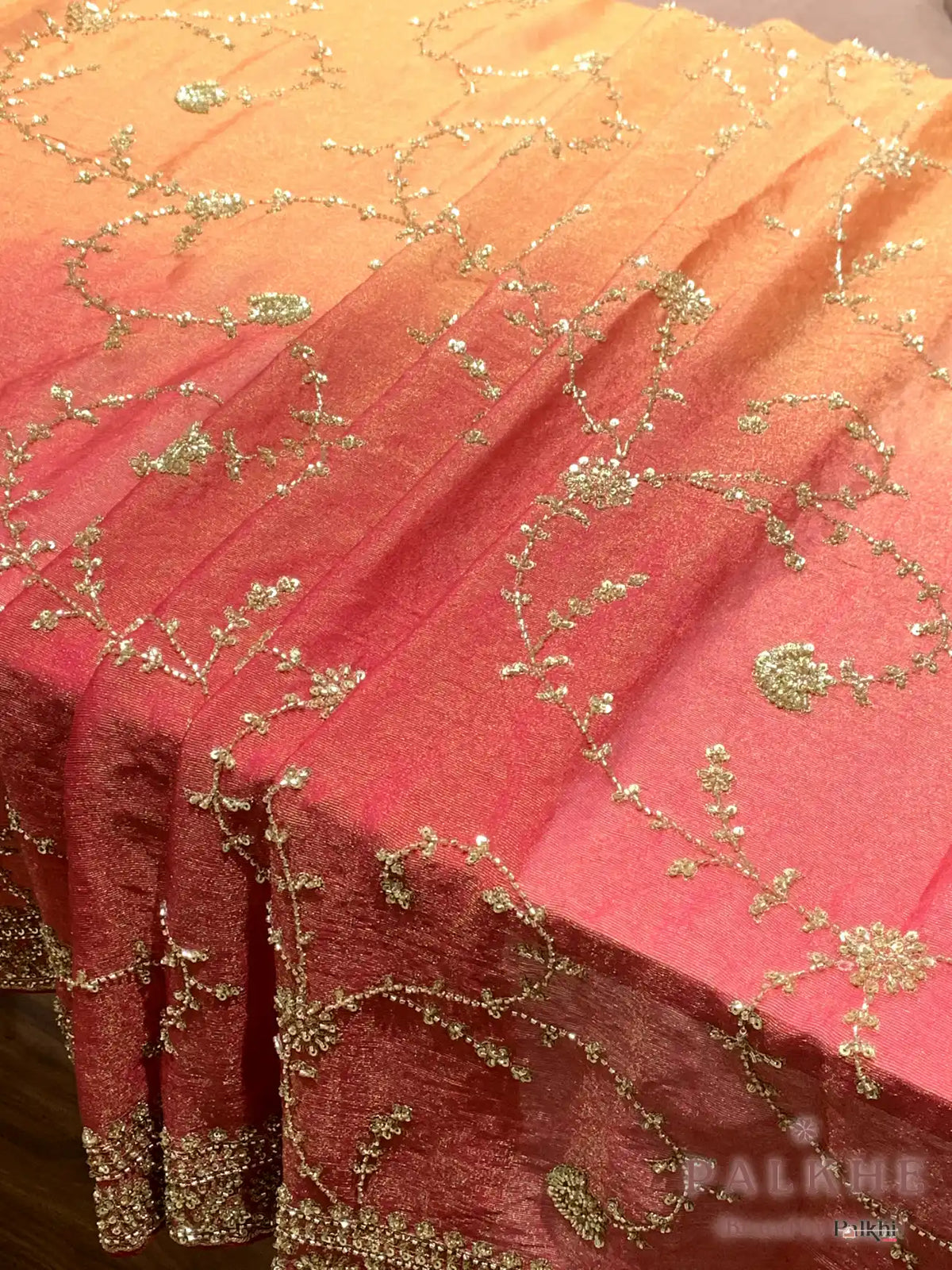 Ombre Jaal Fancy x Hand Embroidery (CT90)