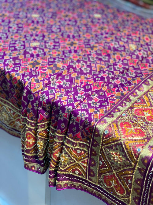 PURPLE HANDWORK PATOLA123