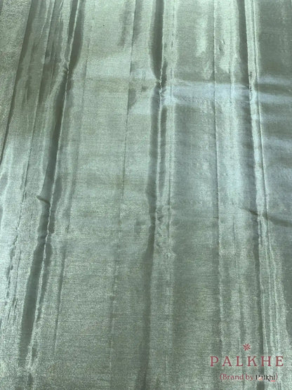 Silver Kanjivaram in Pure Silk