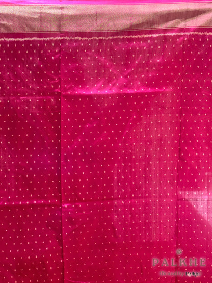 Pink Patola in Pure Pochampally