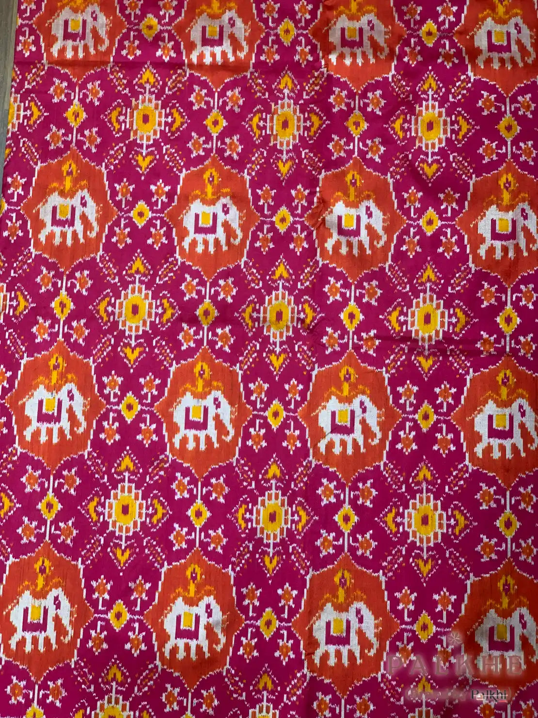 Pink Patola in Pure Pochampally