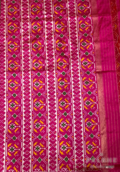 Pink Patola in Pure Pochampally