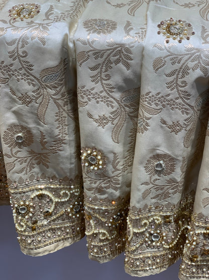 Banarasi x Border Handwork Embroidery