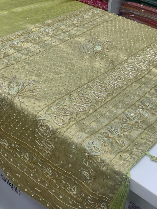 Kanjivaram x Hand Embroidery