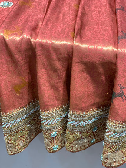Pure Kanjivaram x Hand Embroidery
