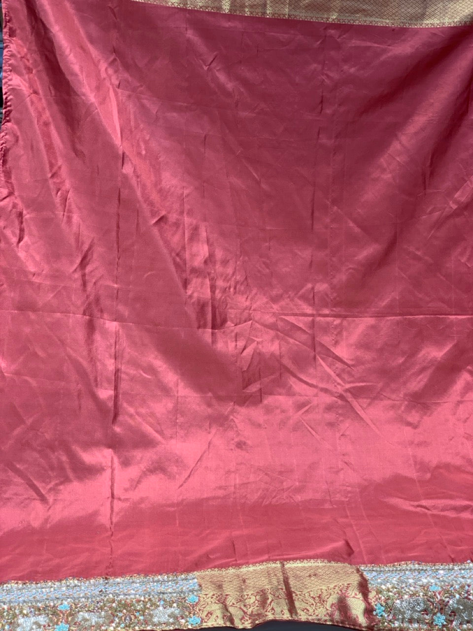 Pure Kanjivaram x Hand Embroidery