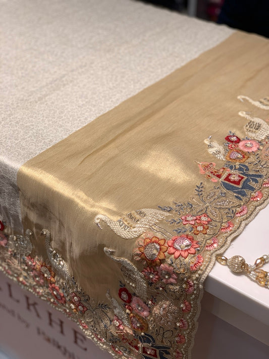 Tissue Silk x Hand Embroidery