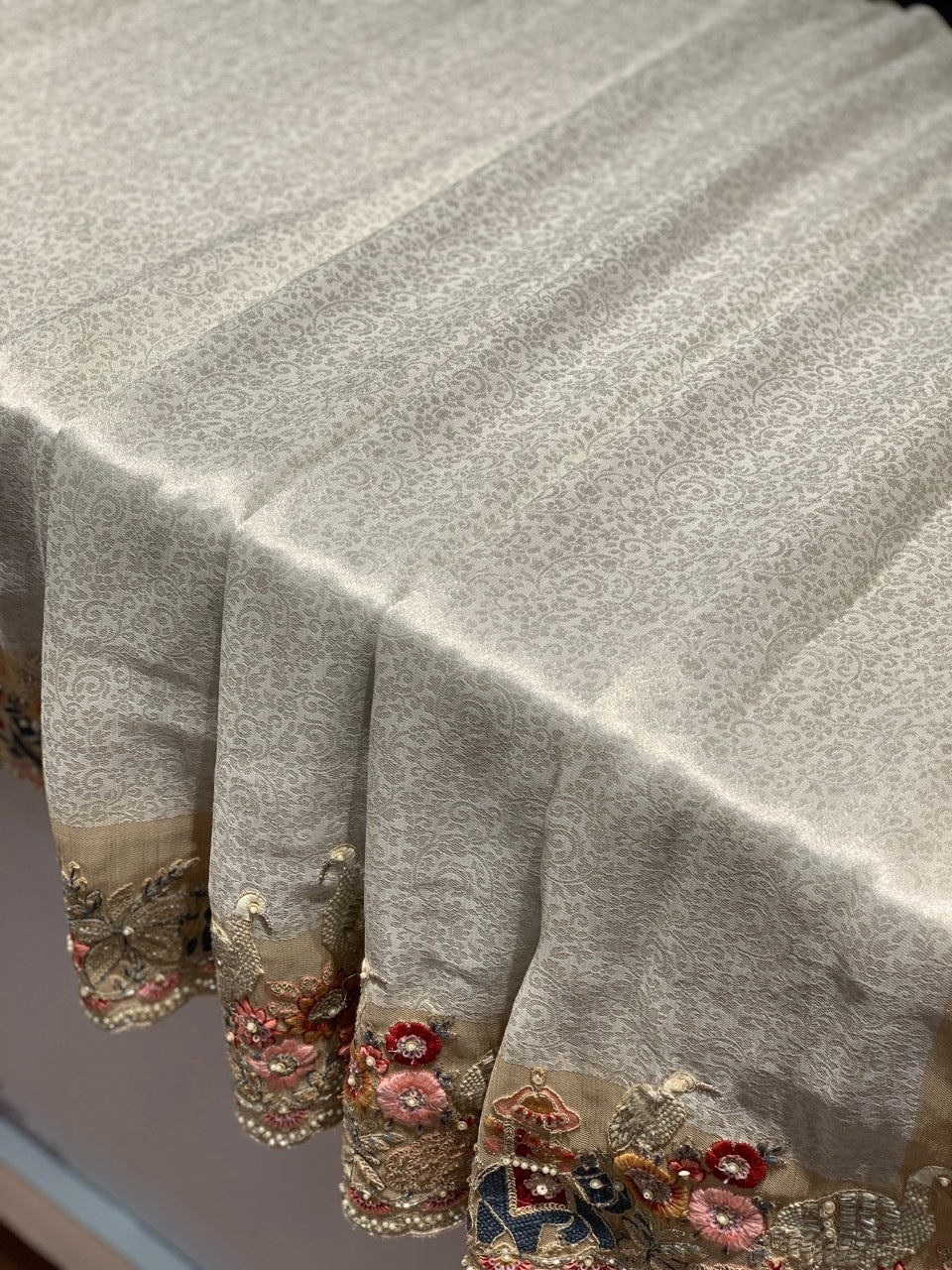 Tissue Silk x Hand Embroidery