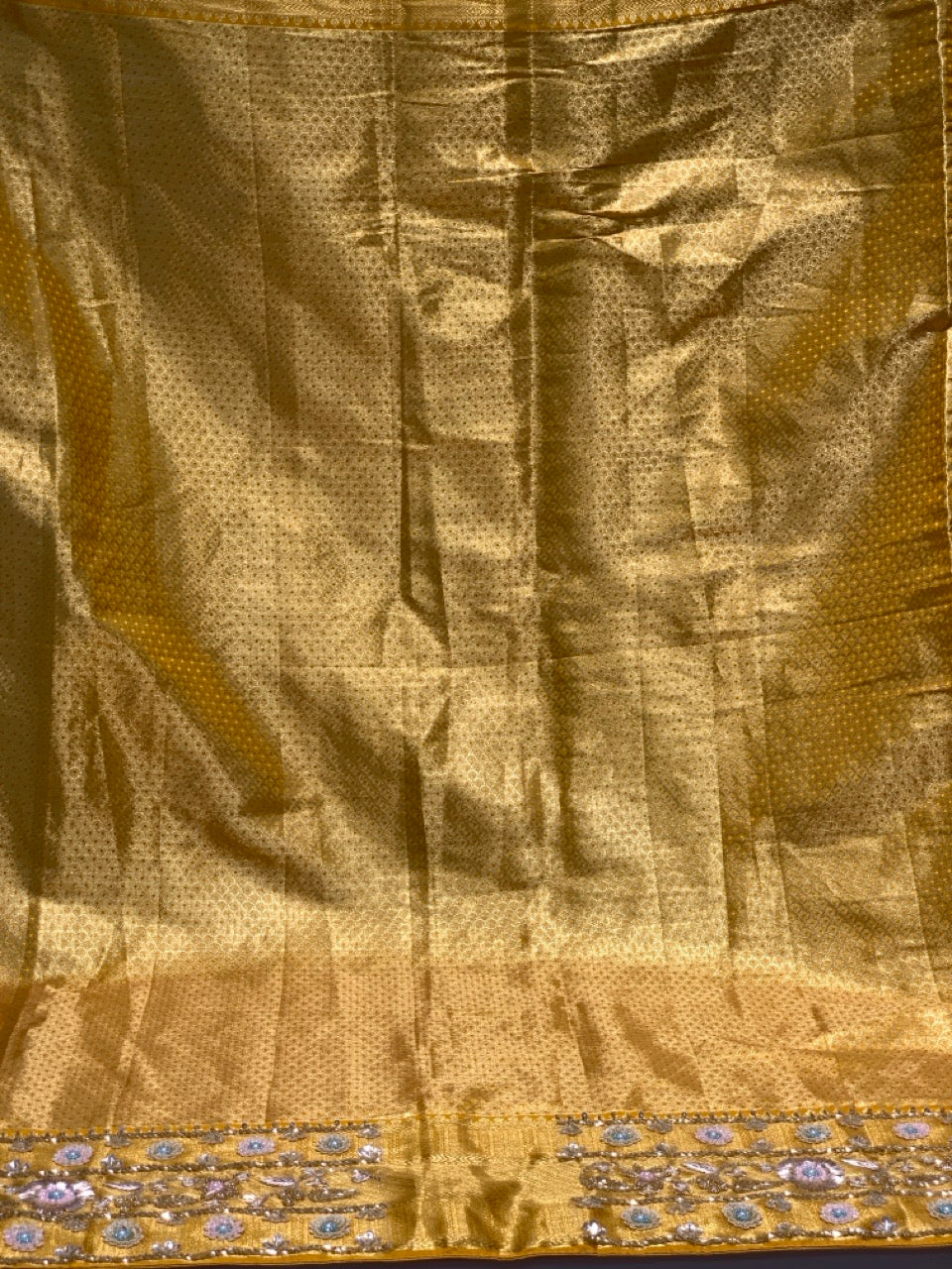Pure Kanjivaram x Hand Embroidery