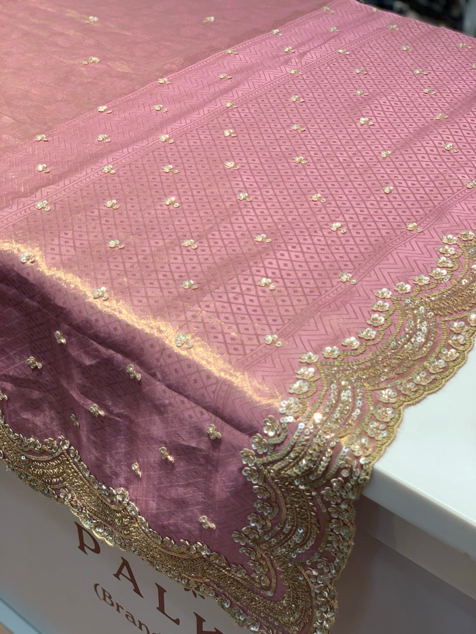 Tissue Silk x Hand Embroidery