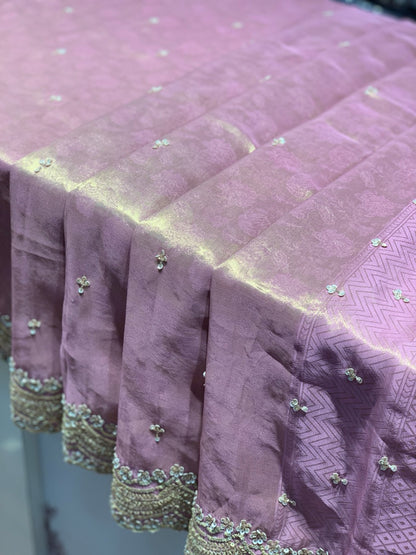 Tissue Silk x Hand Embroidery