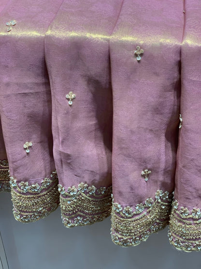 Tissue Silk x Hand Embroidery