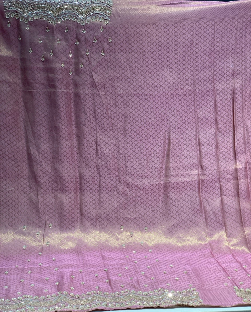 Tissue Silk x Hand Embroidery