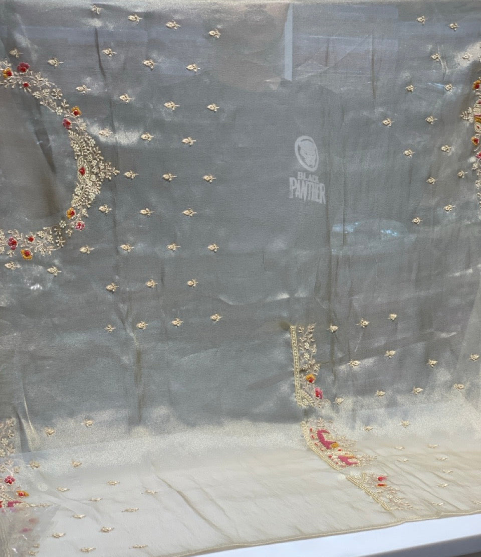 Tissue Kanjivaram x Hand Embroidery