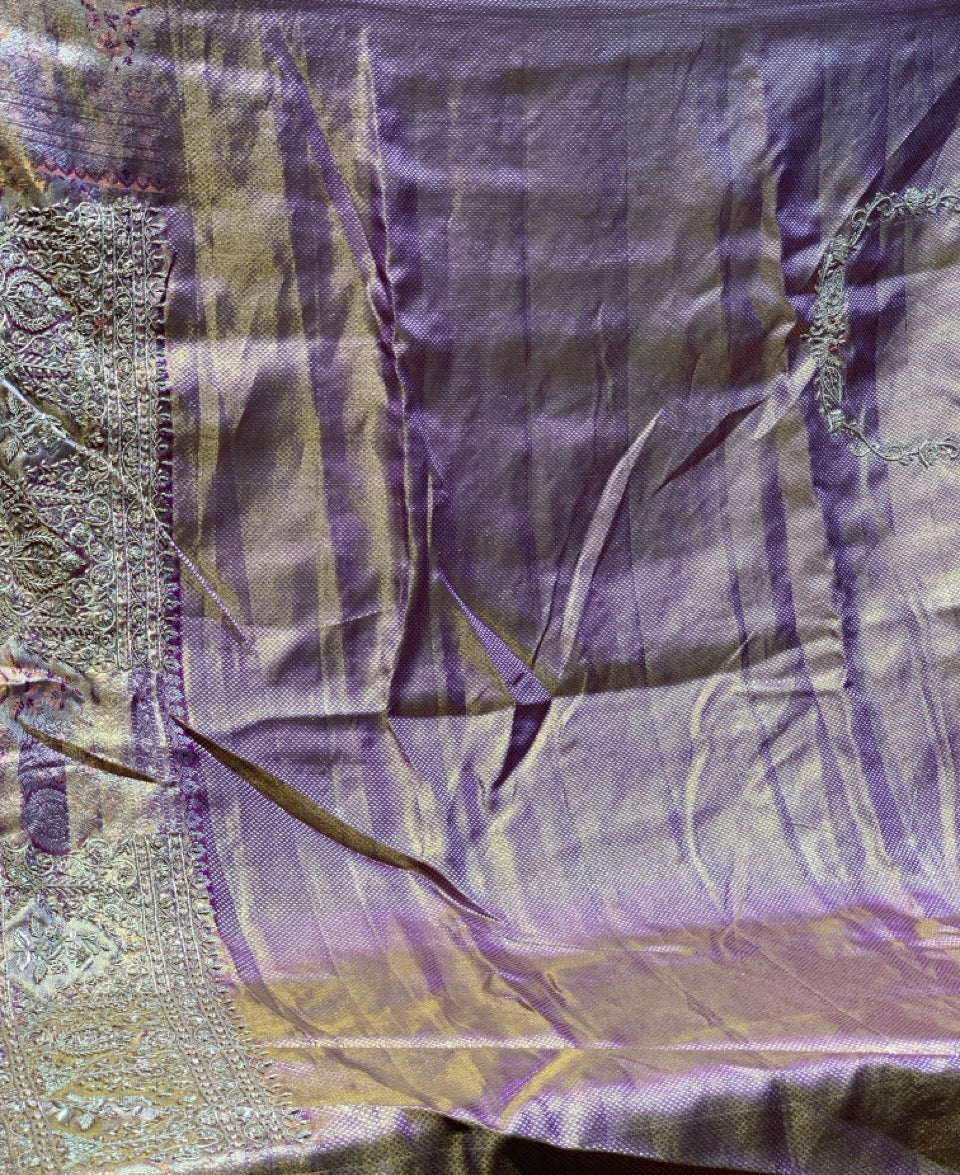 Pure Kanjivaram x Hand Embroidery