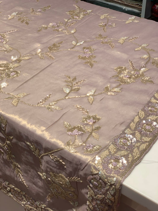 Tissue x Hand Embroidery