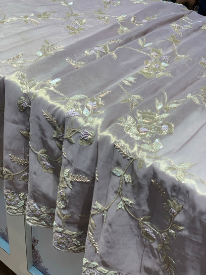 Tissue x Hand Embroidery