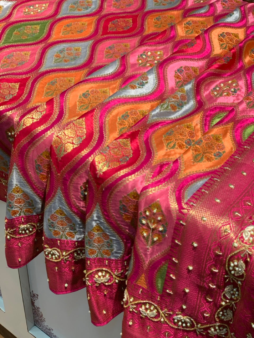 Rani Pink Rangkat x Hand Embroidery