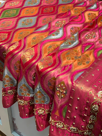 Rani Pink Rangkat x Hand Embroidery