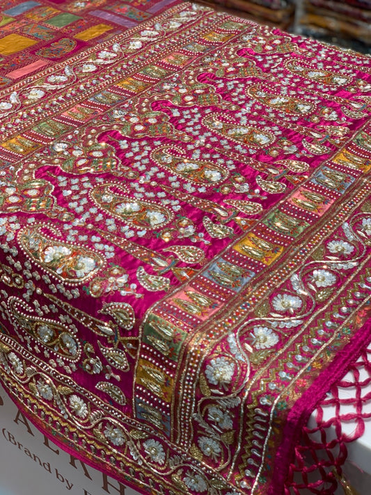 Rani Pink Rangkat x Hand Embroidery