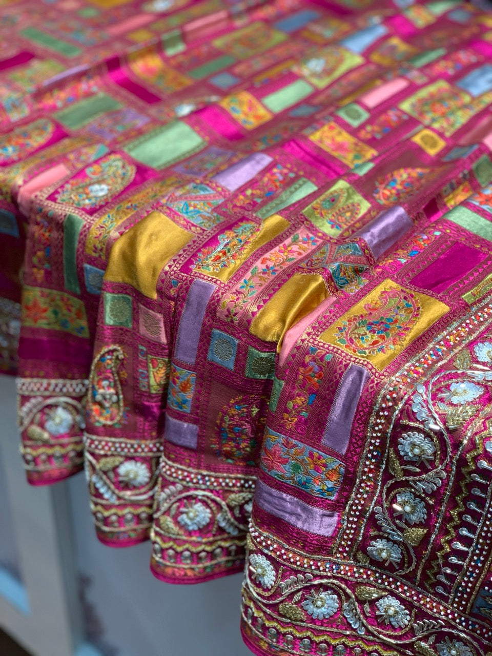 Rani Pink Rangkat x Hand Embroidery