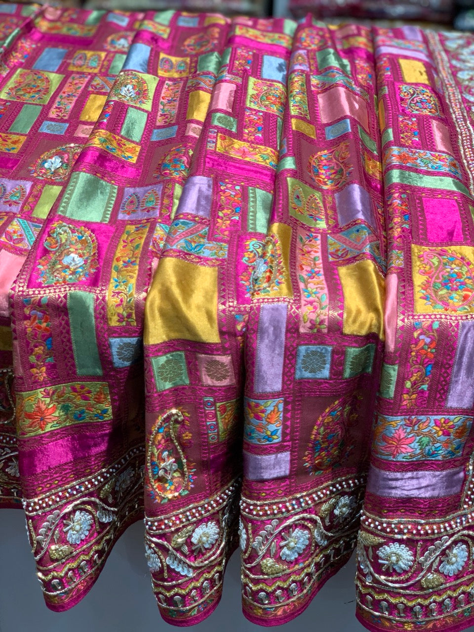 Rani Pink Rangkat x Hand Embroidery