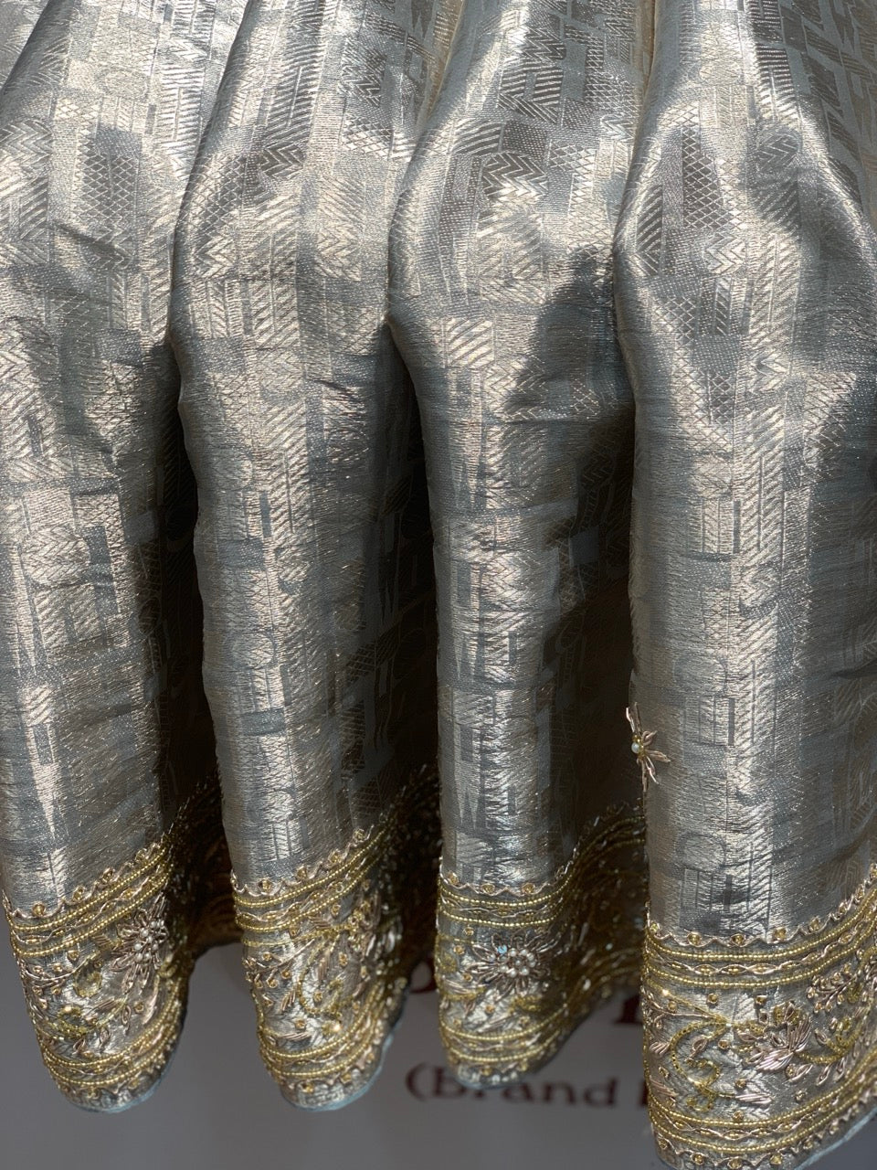 Pure Tissue Kanjivaram x Hand Embroidery