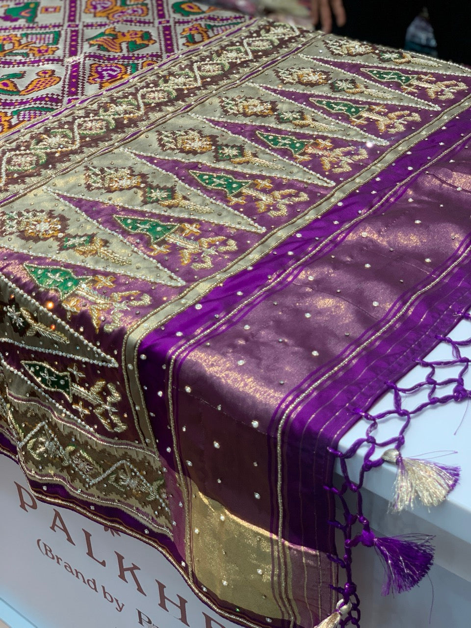 Purple Patola x Hand Embroidery