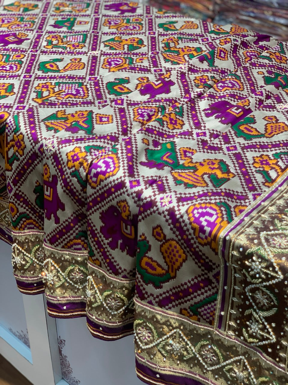 Purple Patola x Hand Embroidery