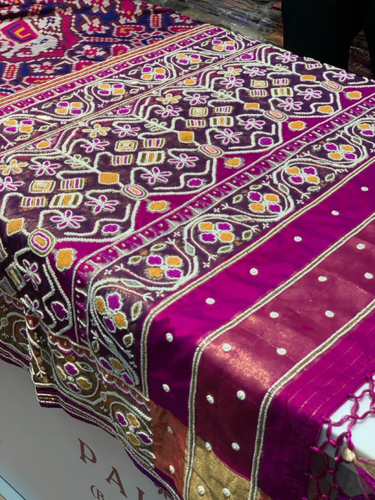 Purple Patola x Hand Embroidery