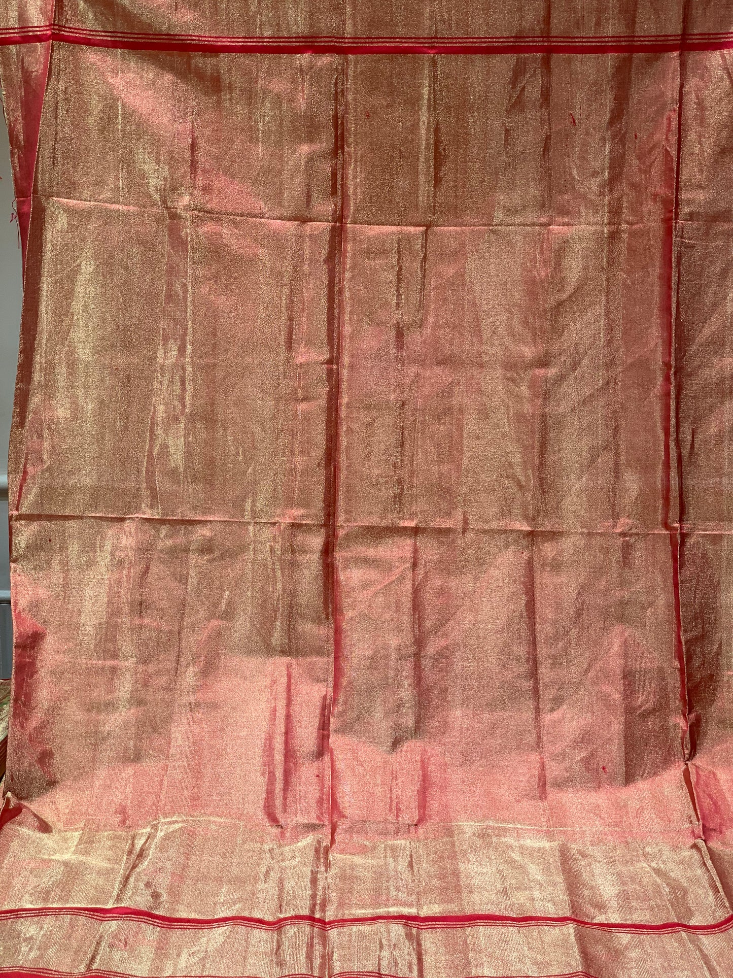 Cream Patola in Pure Tissue Silk
