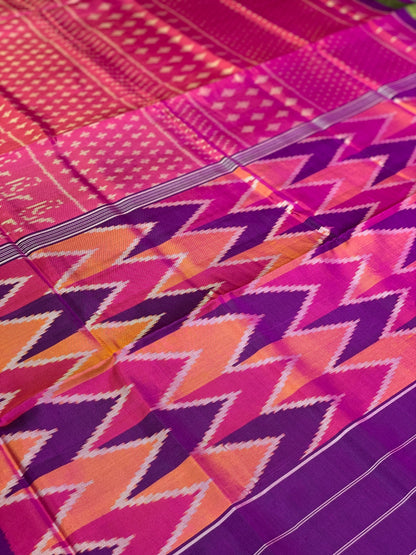 Fancy Ikkat Patola in Abstract Design