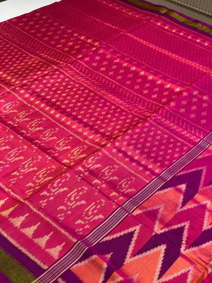 Fancy Ikkat Patola in Abstract Design