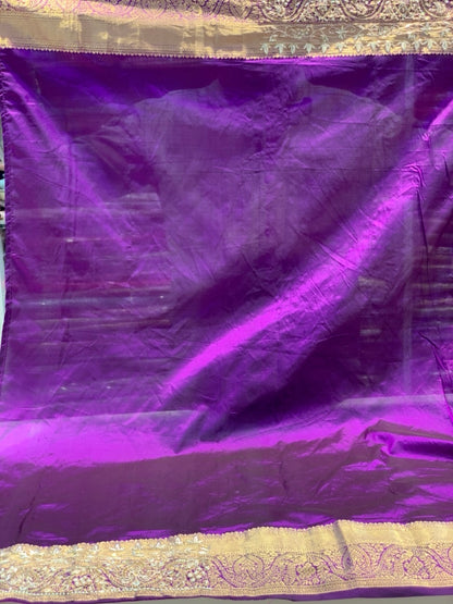 PURE SILK BROCADE KANJIVARAM X EMBROIDERY