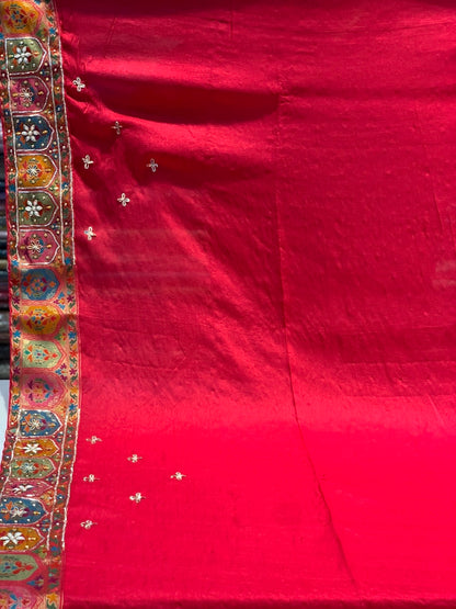 Banarasi Pashmina Tussar x Embroidery