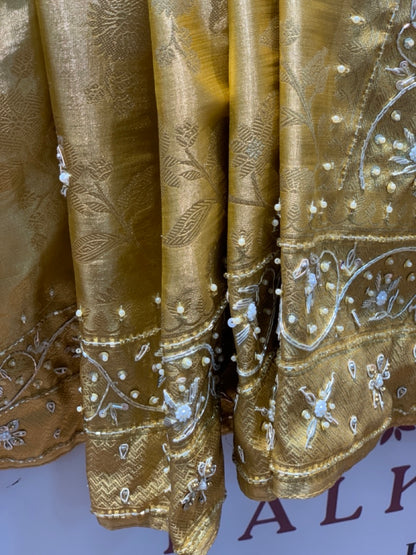 Banarasi Jaal Tissue Silk x Embroidery